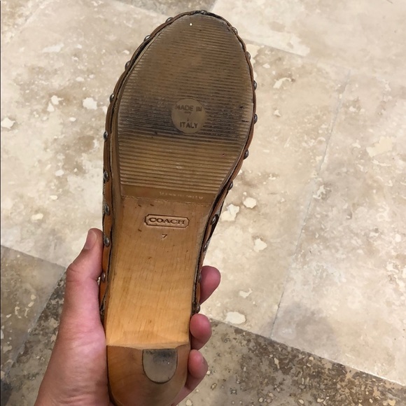 Coach Italian Clogs - Picture 4 of 6